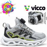 Vicco Aleda Akıllı Bağcıklı Ortopedik Çocuk Spor Ayakkabı - Gri