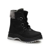 Vicco Alexis Hafif Unisex Siyah Fermuarlı Kürklü Kışlık Çocuk Botu
