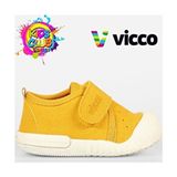 Vicco Anka II İlk Adım Kadın Ortopedik Çocuk Spor Ayakkabı Sarı Suni Deri Düz Taban