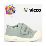 Vicco Anka II Kadın Ortopedik Çocuk Spor Ayakkabı Mavi Suni Deri Düz Taban Günlük Kullanım İçin