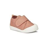 Vicco Anka Unisex Bebek İlk Adım Ayakkabı 21 Numaralı Pudra Renkli Tekstil Malzeme ile Ortopedik Taban