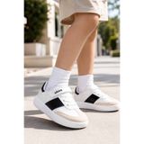 Vicco Çocuk Beyaz Spor Ayakkabı Cırt Cırtlı Günlük Sneaker Okul Ayakkabısı