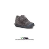 Vicco Color Model Rahat Kalıp Unisex İlk Adım Bebek ve Çocuk Ev Ayakkabısı Füme Panduf