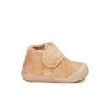 VİCCO Color Rahat Kalıp Unisex İlk Adım Panduf (Bej, 19 Numara)