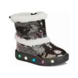 Vicco Comet Kız Çocuk Işıklı Bot P.U Materyal Slip-On Kapama ile Eğlenceli Tasarım 220.20K.108 - Siyah