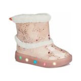 Vicco Comet Kız Çocuk Işıklı Bot Pudra Renk P.U Malzeme Slip-On Kapama ile Eğlenceli Tasarım 220.20K.108
