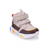 Vicco David 946.P25k.420 Anatomik Taban Unisex Çocuk Işıklı Bot Bej 26-30