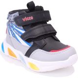 Vicco David 946P25K420 Siyah Ortopedik Günlük Işıklı Erkek Çocuk Spor Bot