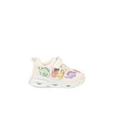 VİCCO Dino Işıklı Unisex Okul Öncesi Spor Ayakkabı (Beyaz, 29 Numara)