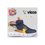 Vicco Dragus Phylon Kauçuk Taban Ortopedik Işıklı Çocuk Bot LACİVERT