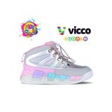 Vicco Ellen Phylon Kauçuk Taban Ortopedik Işıklı Çocuk Bot GRİ