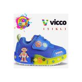 Vicco Feti İlk Adım Bebek Ortopedik Işıklı Çocuk Spor Ayakkabı MAVİ