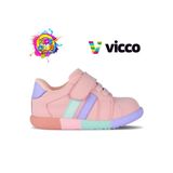 Vicco Heika Ortopedik Ilk Adım Bebek Çocuk Spor Ayakkabı Pudra