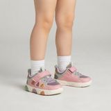 Vicco Işıklı Fileli Hafif Rahat/konforlu Ortopedik Taban Ayak Destekli Esnek Çocuk Sneaker Spor Ayakkabı - Lila