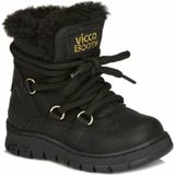 Vicco Kappa Siyah Içi Yünlü Fermuarlı Kız Çocuk Botu - Siyah-5697