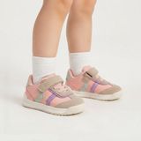 Vicco Kauçuk Kaymaz Tabanlı Ortopedik Iç Taban Ayak Destekli Rahat/konforlu Hafif Unisex Çocuk Sneaker Spor Ayakkabı - Pudra