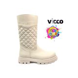 Vicco Kız Çocuk Lux Filet Çizme, Bej, 31