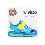 Vicco Live Ilk Adım Bebek Ortopedik Işıklı Çocuk Spor Sandalet Mavi