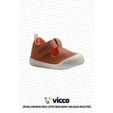 Vicco Loro Model Kız İlk Adım Bebek Günlük Ayakkabı Pudra Panduf