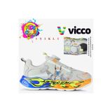Vicco Lotus Akıllı Bağcıklı Işıklı Ortopedik Çocuk Spor Ayakkabı, Gri, 35 Beden