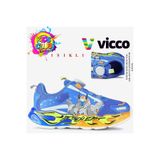 Vicco Lotus Akıllı Bağcıklı Işıklı Ortopedik Çocuk Spor Ayakkabı MAVİ