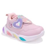 Vicco Lovely 346P25K234 Pudra Ortopedik Işıklı Kız Çocuk Spor Ayakkabı PUDRA