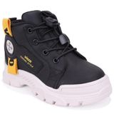 Vicco Marcus 946B24K407 Siyah Ortopedik Günlük Erkek Çocuk Bot SİYAH 28 EU