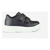 Vicco Oyo Iı Unisex Çocuk Sneaker Siyah Cırtlı Bağlama ve Ortopedik Taban ile Rahat Günlük Ayakkabı