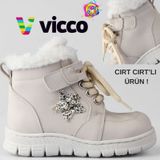 Vicco Punto Kürklü Ortopedik Çocuk Bot Bej