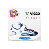 Vicco Rocket Ilk Adım Bebek Ortopedik Işıklı Çocuk Spor Sandalet Mavi