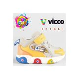Vicco Rocky Phylon Kauçuk Taban Ortopedik Işıklı Çocuk Bot GRİ