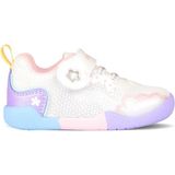Vicco Sia Hafif Kız Çocuk İlk Adım Beyaz Ayakkabı Düz Tabanlı Rahat Kullanım İçin
