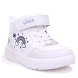 Vicco Şira 946P26K257 Beyaz Ortopedik Işıklı Kız Çocuk Spor Bot 946P26K257 VCC BYZ
