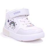 Vicco Şira 946P26K257 Beyaz Ortopedik Işıklı Kız Çocuk Spor Bot BEYAZ