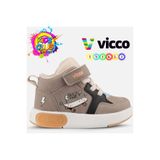 Vicco Şira Işıklı Boğazlı Ortopedik Çocuk Spor Ayakkabı KUM
