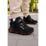 Vicco Siyah Çocuk Spor Ayakkabı Bot Hava Tabanlı Günlük Sneaker