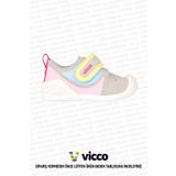 Vicco Uki Model Basic Kız Bebek İlk Adım Gri/Pembe Rahat Günlük Ayakkabı