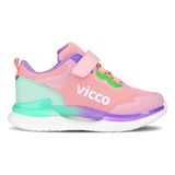 Vicco Yancy Çocuk Hafif Cırtlı Günlük Spor Ayakkabı 346.P23K.318 - Pudra