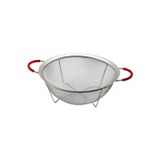 Vice 28CM TEL SEPET METAL SÜZGEÇ SİLİKON KILIFLI KULP METAL ÇERÇEVE - AYAK GO-53-vice 01394