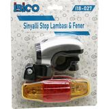 Vice 2İN1 BİSİKLET 5 LED FENER - SİNYALLİ STOP LAMBA PİLLİ GO-53-vice 02349