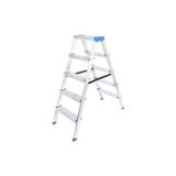 Vice 5+5 ÇİFT BASAMAKLI ALÜMİNYUM METAL MERDİVEN YÜKSEKLİK = 115CM BAŞ GENİŞLİK = 8CM (4915)