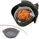 Vice Avm Renkli Isıya Dayanıklı Yıkanılabilir Silikon Fırın Ve Airfryer Yuvarlak Pişirme Matı 20 Cm (4915) GO-53-vice/(1395) 02782