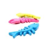 Vice Balık Kemiği İskelet Şekilli Renkli Plastik Kedi Oyuncağı GO-53-vice 02829