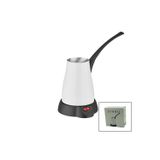 Vice BEYAZ ELEKTİRKLİ CEZVE TÜRK KAHVE MAKİNESİ 5 FİNCAN - 400ML HAZNE PASLANMAZ ÇELİK 360 DERECE DÖNEBİL