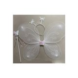 Vice Beyaz Renk Kelebek Kanadı Tacı ve Sopası 50x37 cm GO-53-vice 04793