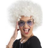 Vice Beyaz Renk Kıvırcık Afro Bonus Peruk GO-53-vice 04558