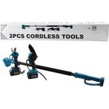 Vice BN-5 CORDLESS TOOLS LTJ-6A ZZ-01 2 PCS SET 6" BUDAMA DAL KESME TESTERE=ŞARJLI--YAĞSIZ - ZİN