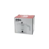 Vice ELEKTRİKLİ FONKSİYONLU PİŞİRİCİ ÇELİK TENCERE 800ML 400W BUHARDA PİŞİRME APARATI CAM KAPAK SCO-5043