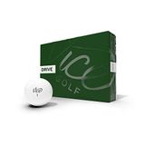Vice Golf Drive Beyaz 2020 | 12 Golf Topu | Özellikler: Son Derece Dayanıklı, Daha Fazla Mesafe, Üstün Kontrol, Yüksek Top Hızı | Profil: Yeni Başlayanlar İçin Tasarlandı