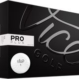 VICE Golf Pro Plus White Golf Topları 2020, 12'li Paket, 4 Parça Döküm Üretan, Maksimum Uzunluk